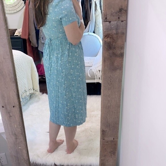 Erika Studios vintage petite medium floral maxi dress - Picture 5 of 10